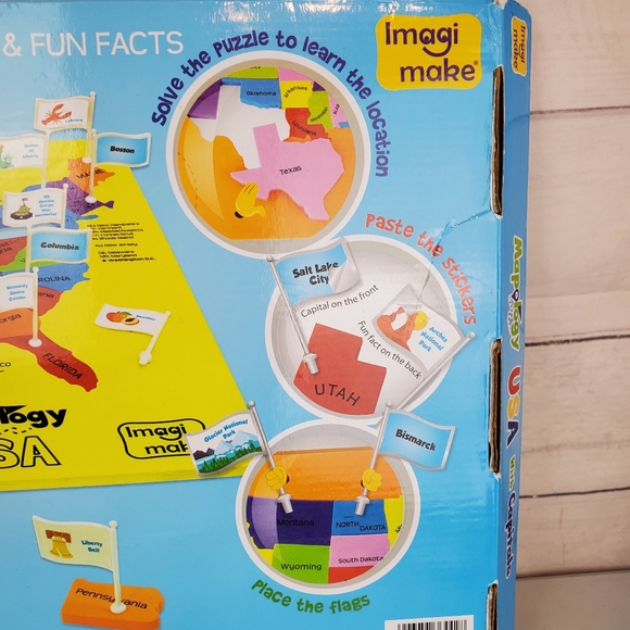 Mapology USA with capitals, puzzle - Picture 3 of 7